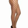Dreamgirl Plus Double Knitted Fence Net Pantyhose 1 Dreamgirl Plus Double Knitted Fence Net Pantyhose -Lingerie Diva shop 0369X BLACK 1001 300x