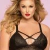 Seven 'til Midnight Diva Black Sleepover Bra