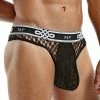 Male Power Black Peep Show Lo Rise Thong -Lingerie Diva shop 1476403 300x