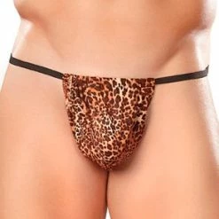 Male Power Mens Leopard Print Posing Strap