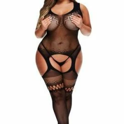 Baci Lingerie Queen Garter Bodystocking