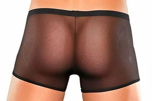 Male Power Black Plus Size Pouch Short 4 Male Power Black Plus Size Pouch Short - Image 2