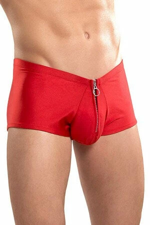 Male Power Mens Red Zipper Brief 3 Male Power Mens Red Zipper Brief