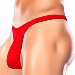 Male Power Mens Red Racy Bong Thong