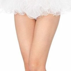 LEG AVENUE White Swirled Finish Tutu