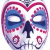 Underwraps Costumes Red & Blue Sugar Skull Mask -Lingerie Diva shop 1562751 600x