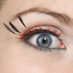 Rubies Red Ostrich Eyelashes