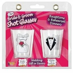 Eldorado Bride And Groom 2 Shot Glasses