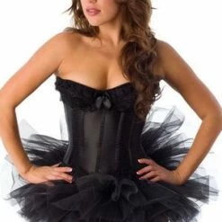 Velvet Kitten Black Chiffon Tutu