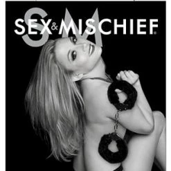 Eldorado Furry Handcuffs-Black