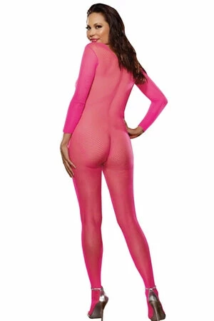 Dreamgirl Sleeve Net Diva Bodystocking 4 Dreamgirl Sleeve Net Diva Bodystocking - Image 2