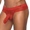 Male Power Red Hose Thong