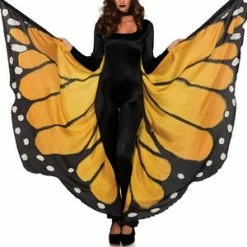 LEG AVENUE Monarch Butterfly Halter Cape