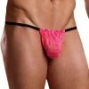 Male Power Hot Pink Lace Posing Strap -Lingerie Diva shop 1745150 300x