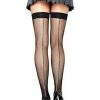 LEG AVENUE Sheer Fishnet Plus Thigh Highs With Backseam 2 LEG AVENUE Sheer Fishnet Plus Thigh Highs With Backseam -Lingerie Diva shop 1759350 600x