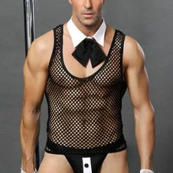 Velvet Kitten Men's Fishnet Tuxedo