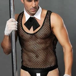 Velvet Kitten Men's Fishnet Tuxedo -Lingerie Diva shop 6619 4 300x