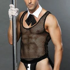 Velvet Kitten Men's Fishnet Tuxedo -Lingerie Diva shop 6619 6 300x