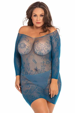 Rene Rofe Plus Open Season Off-Shoulder Mini Dress 3 Rene Rofe Plus Open Season Off-Shoulder Mini Dress