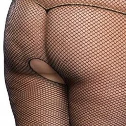 LEG AVENUE Plus Fishnet Cupless Bodystocking 9 LEG AVENUE Plus Fishnet Cupless Bodystocking -Lingerie Diva shop 8350Q 4 300x