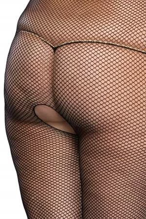 LEG AVENUE Plus Fishnet Cupless Bodystocking 6 LEG AVENUE Plus Fishnet Cupless Bodystocking - Image 4