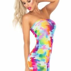 LEG AVENUE Spotted You Camo Romper -Lingerie Diva shop 86121 003 101 300x