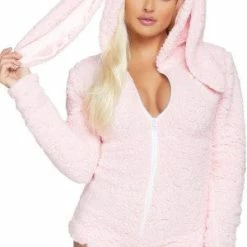 LEG AVENUE Cuddle Bunny Costume -Lingerie Diva shop 86824 legavenue cuddle bunny pink 4 300x