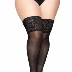 LEG AVENUE Plus Stay Up Thigh Hi -Lingerie Diva shop 9750Q 03 001 300x