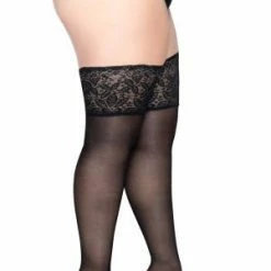LEG AVENUE Plus Stay Up Thigh Hi -Lingerie Diva shop 9750Q 05 001 300x