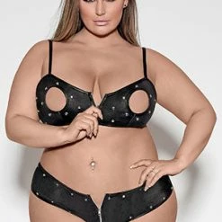 Male Power Plus Peek-A-Boo Cutout Bra Set -Lingerie Diva shop PAK 237ST ALT2 QS 300x